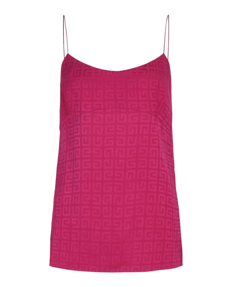 Givenchy 4G Silk Cami Fuchsia