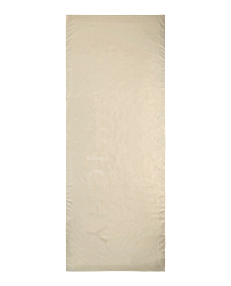 Pre-owned Givenchy Women's  4g Wool Stole In Eggshell In White