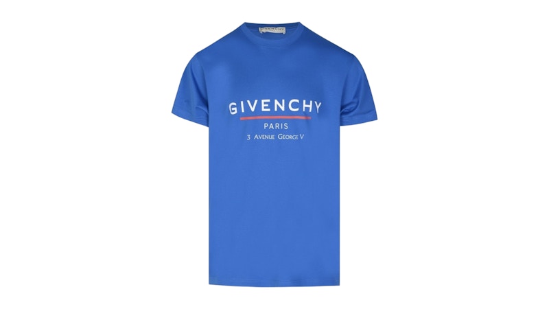 Tシャツ・カットソー GIVENCHY FW24 Logo embroidery t-shirt (BM716G3YCC 100) Slim fit t-shirt in cotton with 4G embroidery in - black