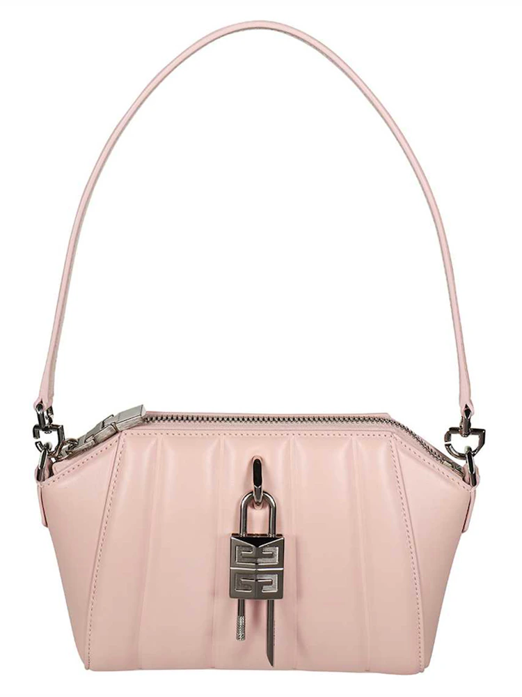 Givenchy Antigona Tote Small Light Pink in Leather with Silver-Tone - US