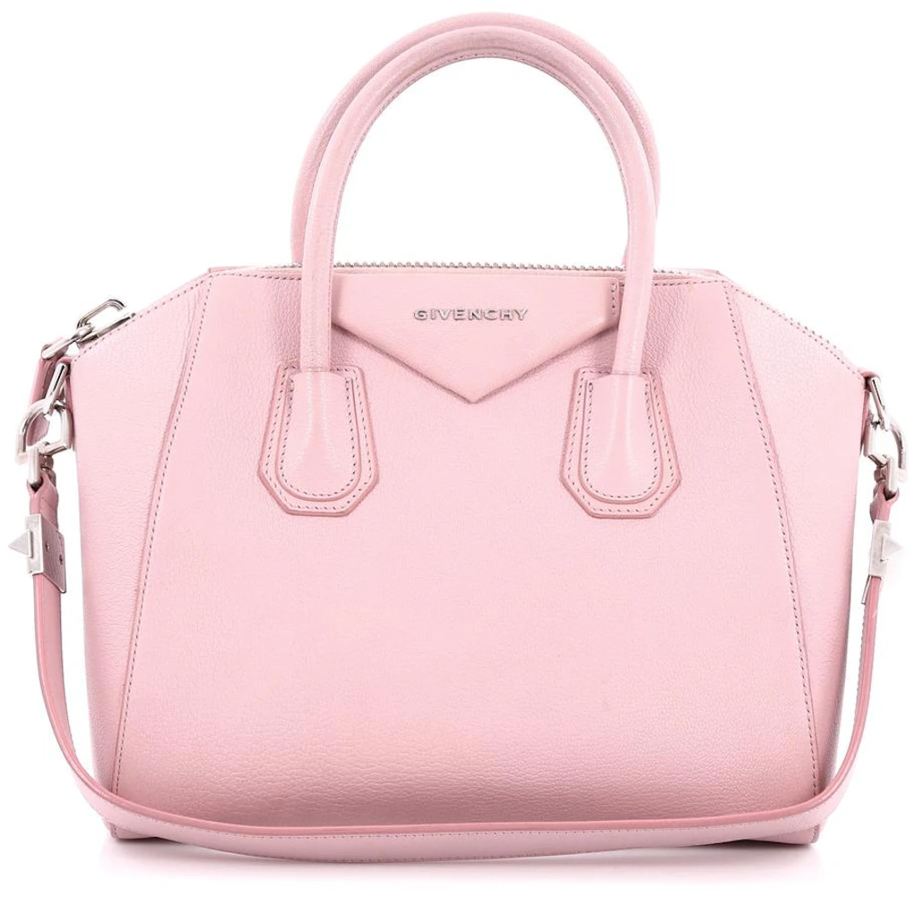Givenchy Antigona Tote Small Blush Pink in Leather with Silver-Tone - GB