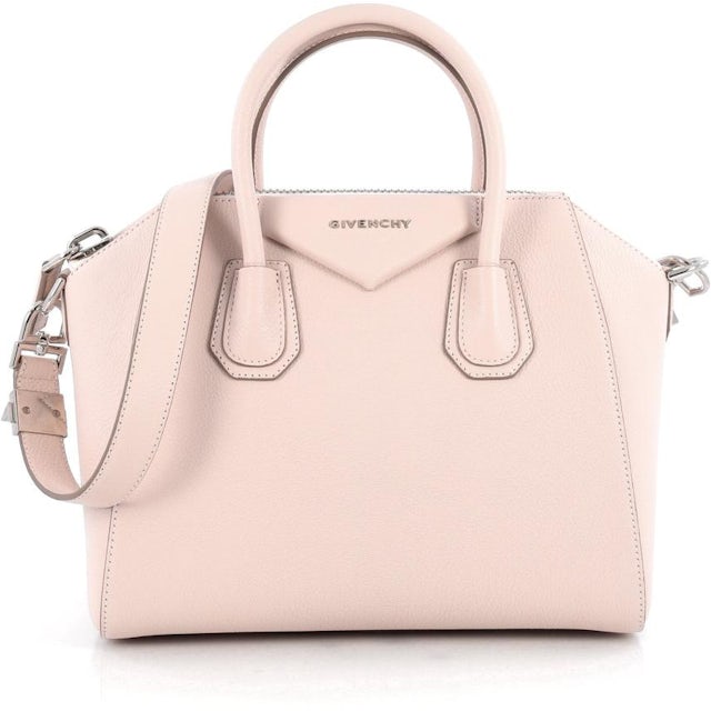 Antigona Small Leather Tote Bag in Beige - Givenchy