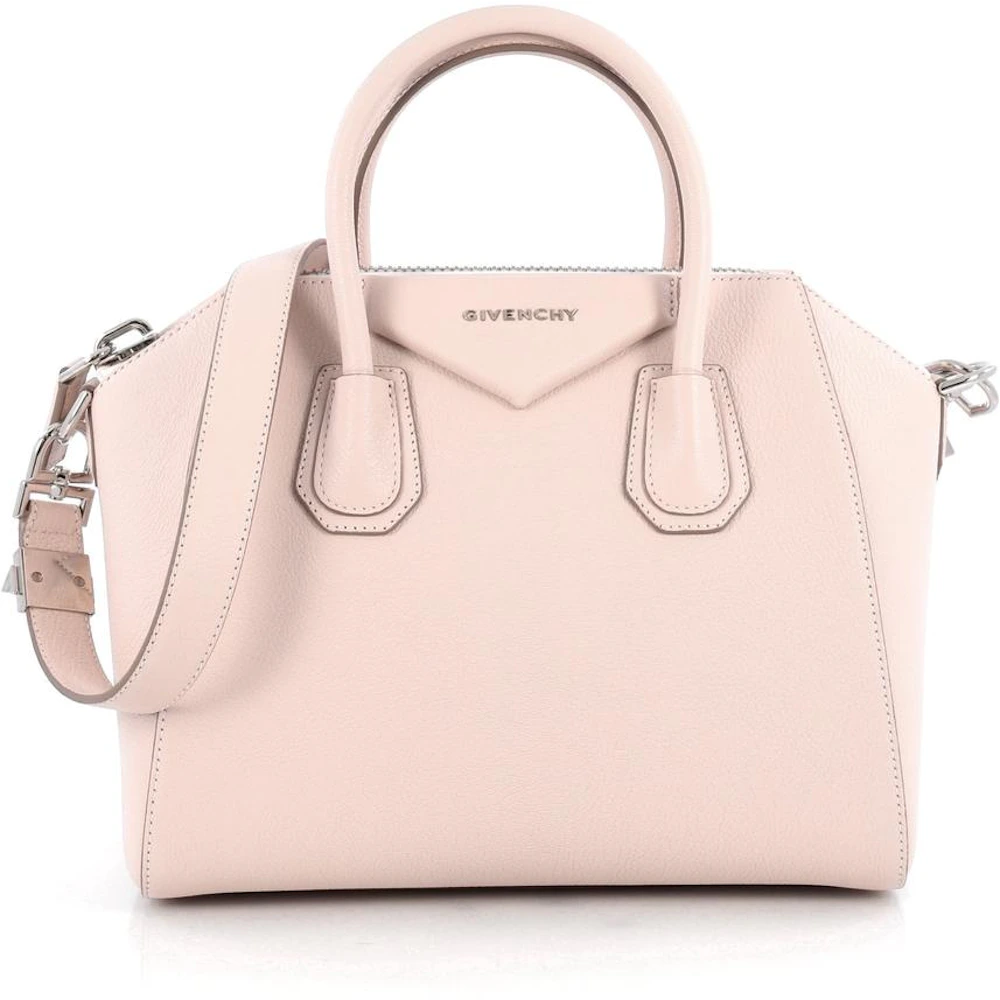 Givenchy Antigona Tote Small Light Pink in Leather with Silver