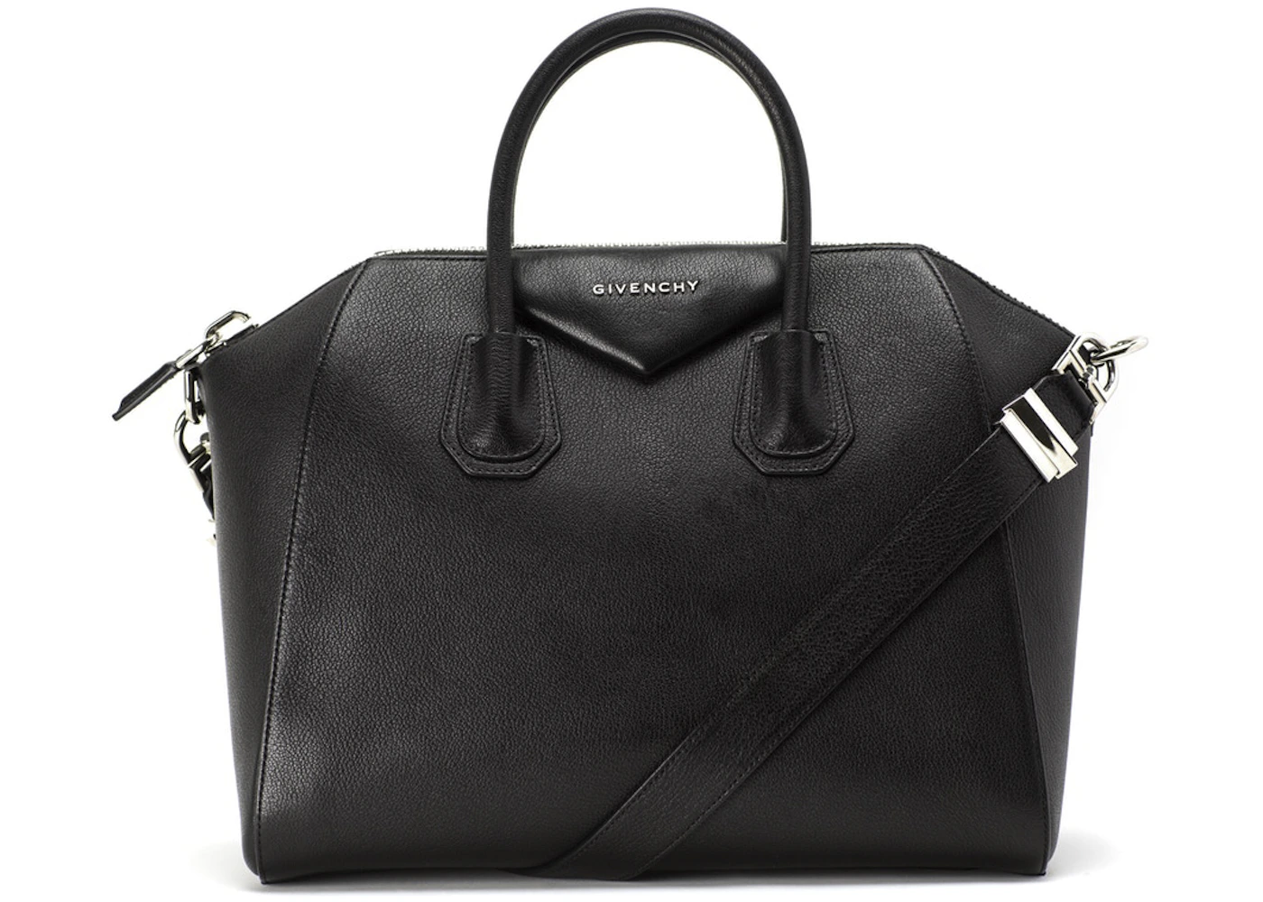 Givenchy Antigona Tote Sugar Goatskin Medium Black in Leather with ...