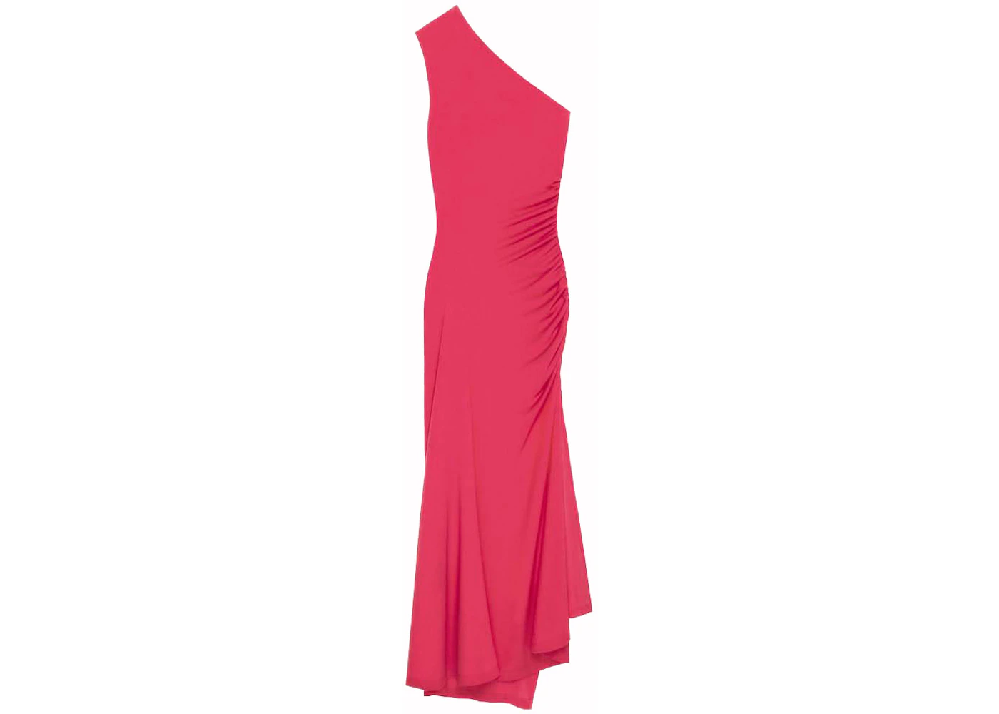 Givenchy Asymmetric Draped Crepe Jersey Dress Raspberry - US Givenchy Asymmetric Draped Crepe Jersey Dress Raspberry - US