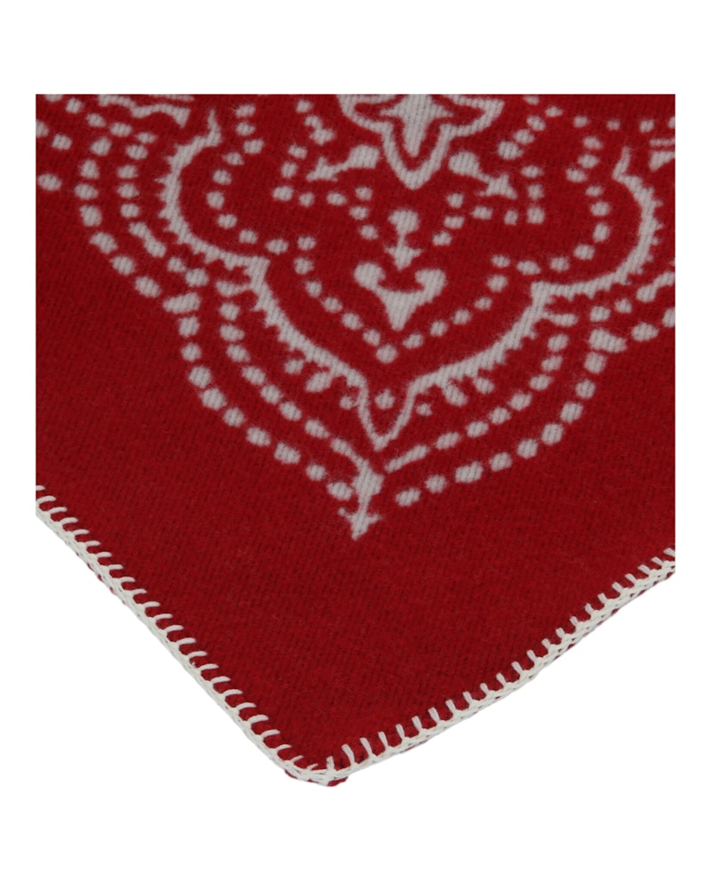 Givenchy Bandana Print Blanket Red/White