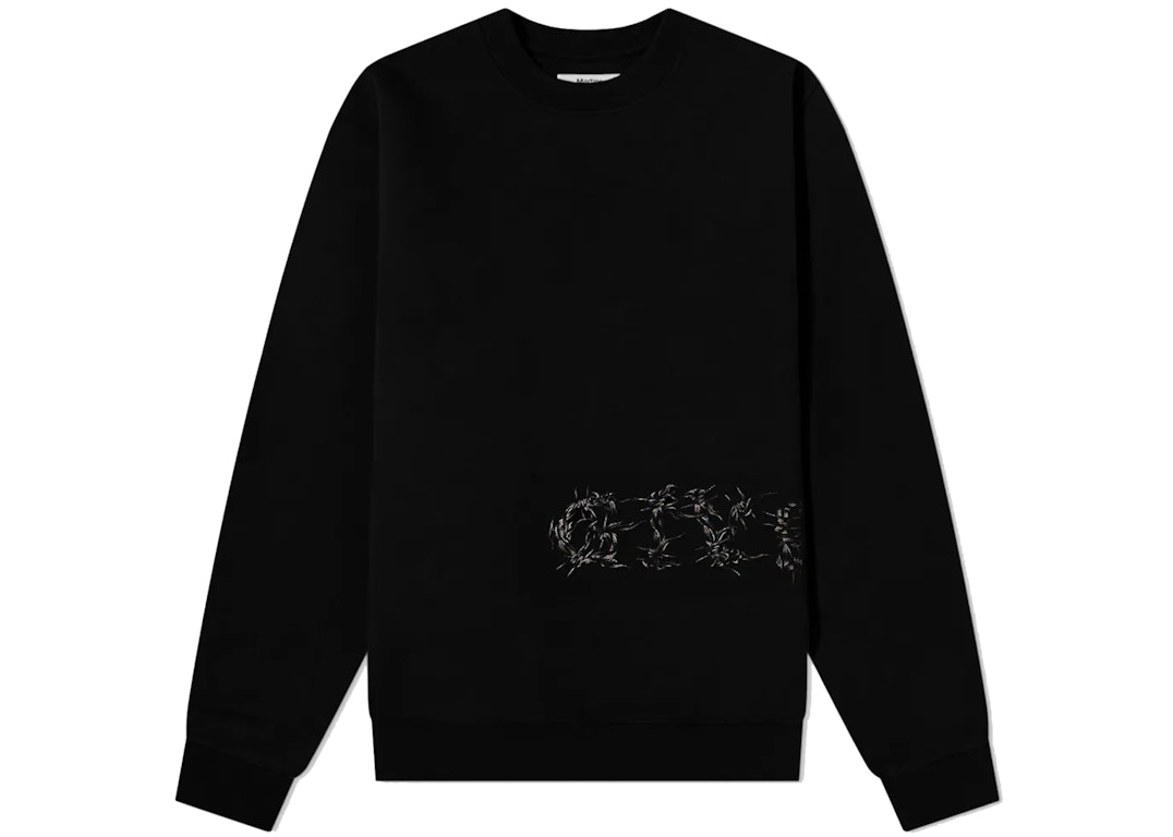 Pre-owned Givenchy Barbed Wire Sweatshirt Black
