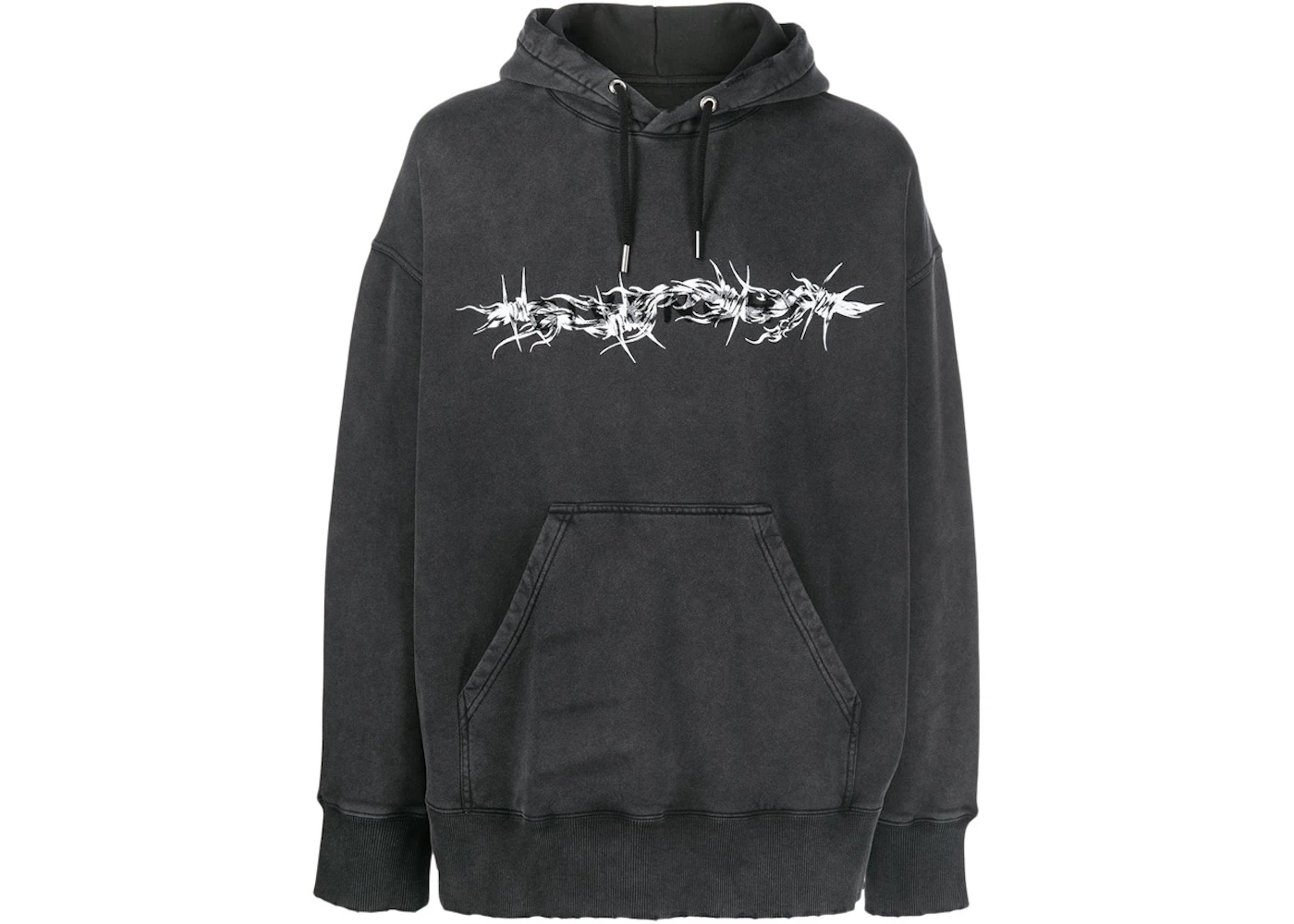 Givenchy Barbed wire Print Hoodie Black Men's US