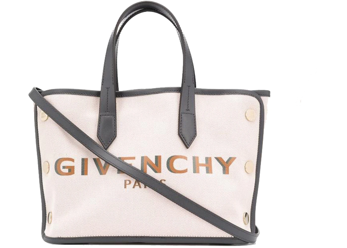Givenchy Bond Shopper Bag Mini Pink/Grey in Canvas/Leather with Gold ...