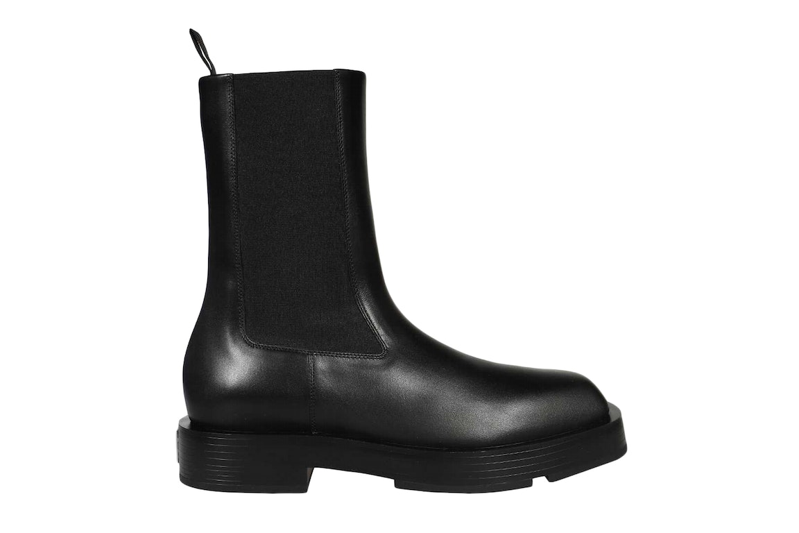 Pre-owned Givenchy Chelsea Ankle Boots Black In Black/black