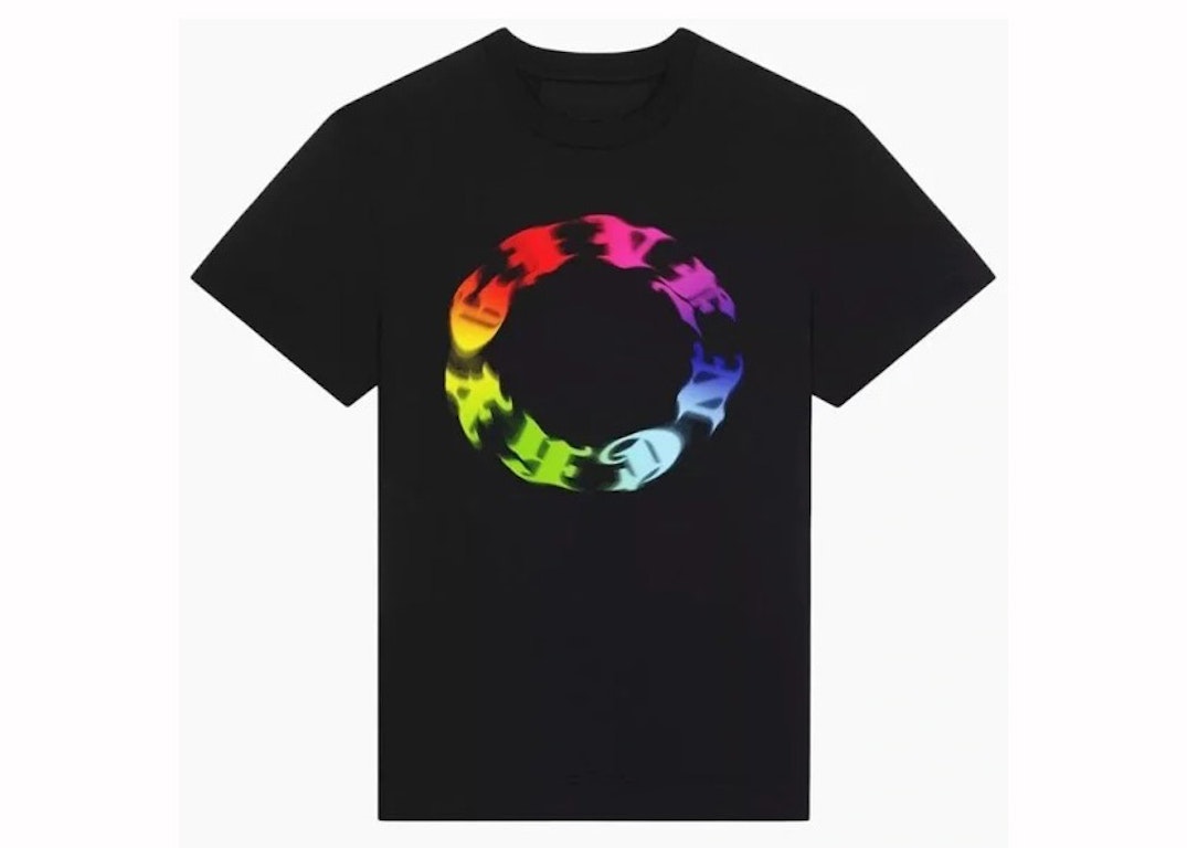 Pre-owned Givenchy Circle Logo T-shirt Black