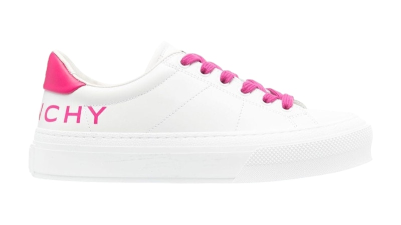 Pre-owned Givenchy Women's  City Sport Sneaker Sneakers In White/pink In Multi