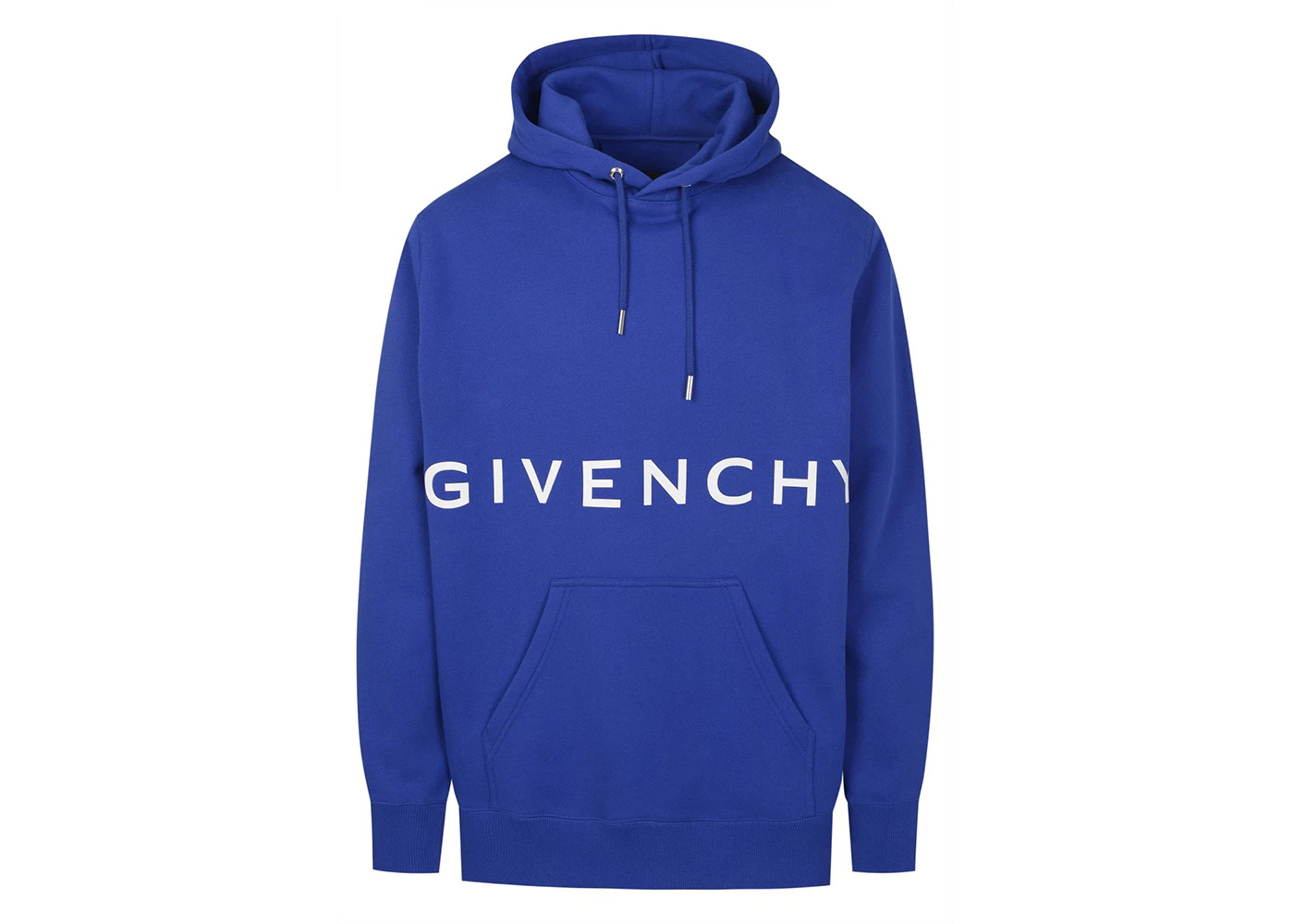 Givenchy Classic Fit Bonded Hoodie Ocean Blue - US