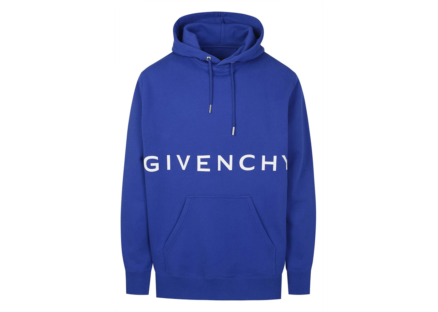 Givenchy Classic Fit Bonded Hoodie Ocean Blue Men's US