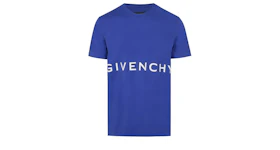 Givenchy Classic Fit Bonded T-Shirt Ocean Blue