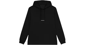 Givenchy Classic Fit Printed Jersey Hoodie Black