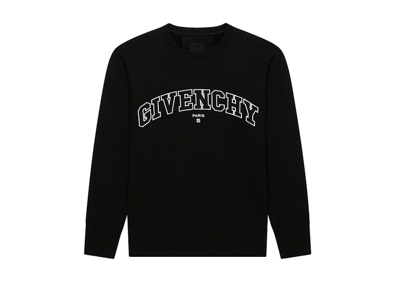 Givenchy College Slim Fit Crewneck Sweatshirt Black Men s SS23 US