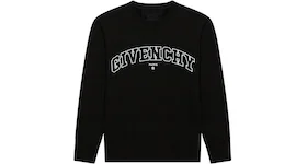 Givenchy College Slim Fit Crewneck Sweatshirt Black