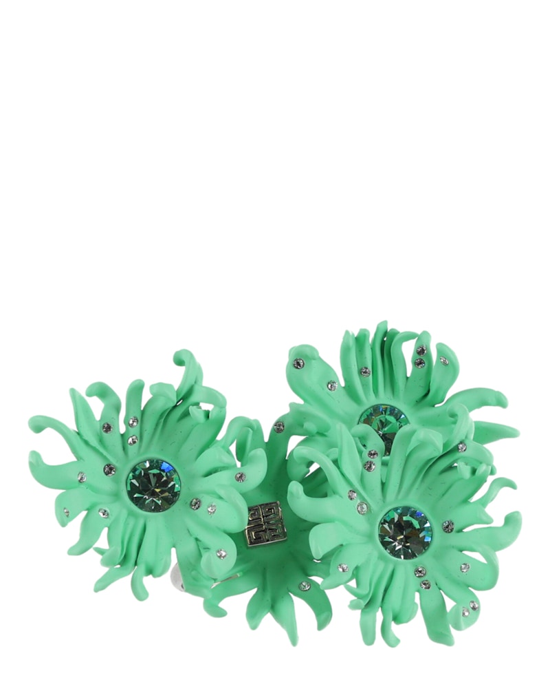 Givenchy Daisy Double Finger Ring Light Mint
