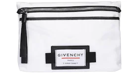 Givenchy Downtown Patch Logo Crossbody Bag White