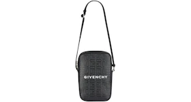 Givenchy Embossed Logo Vertical Bag Small Black/White