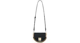 Givenchy Embroidered Canvas Bag Small 4G Black
