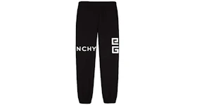 Givenchy Embroidered Joggers Black/White