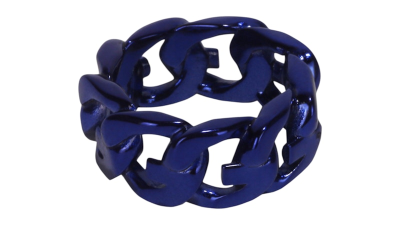 Givenchy G Chain Ring Blue
