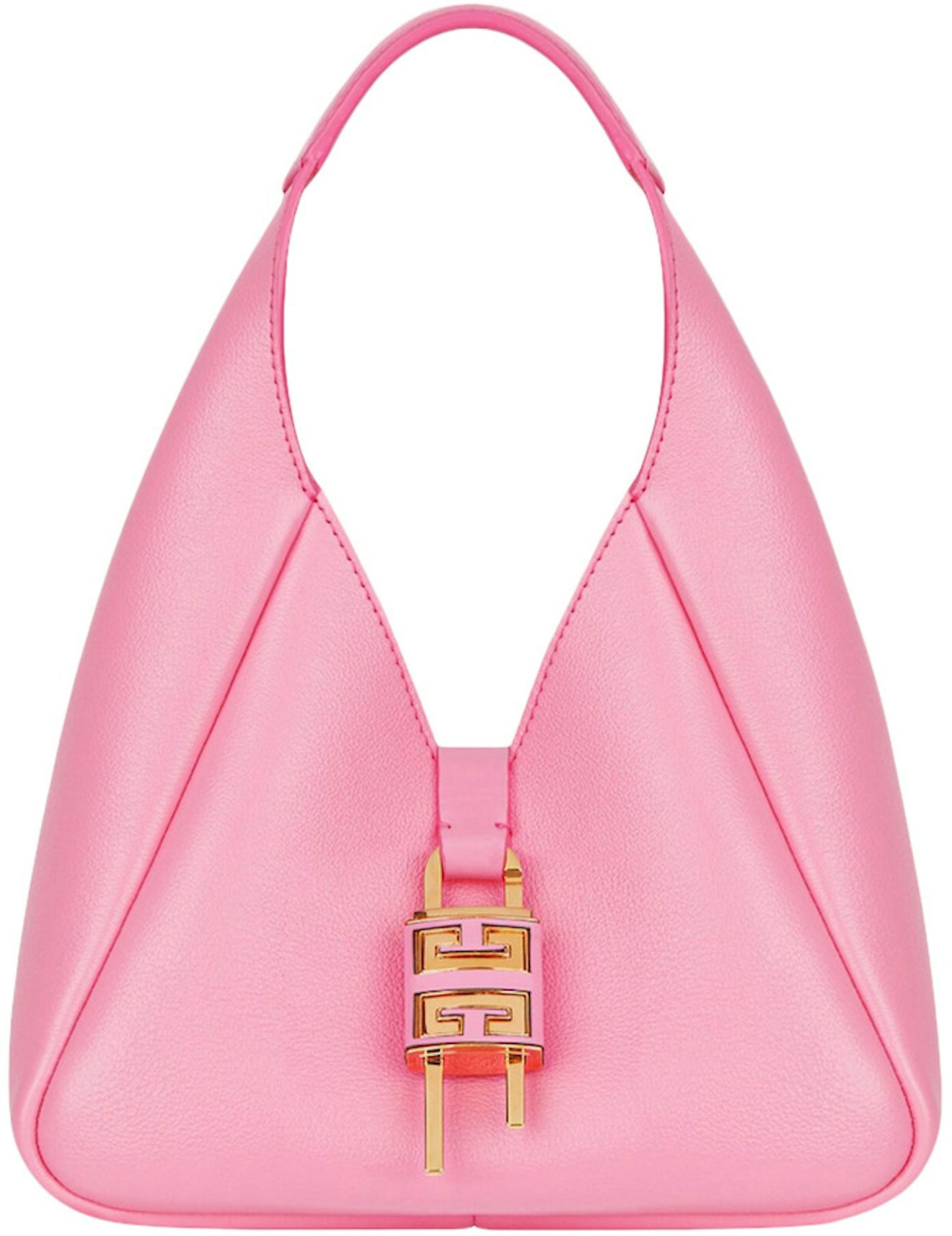 Givenchy G-Hobo Shoulder Bag Mini Bright Pink in Calfskin Leather with  Gold-tone - US