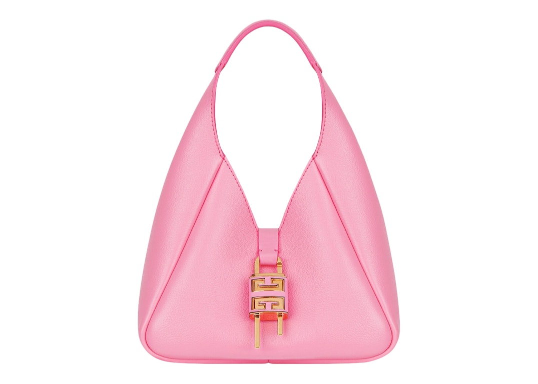 Pre-owned Givenchy G-hobo Shoulder Bag Mini Bright Pink