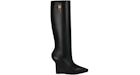 Givenchy G-Lock Knee-High Wedge Boots Black (Women's)