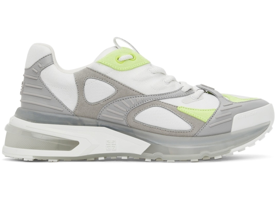 Pre-owned Givenchy Giv 1 White Grey Fluo Green In White/grey