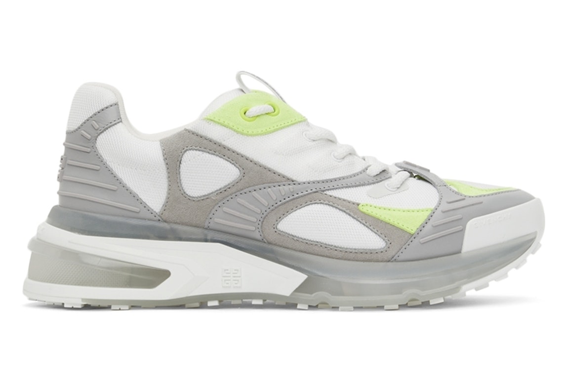 Pre-owned Givenchy Giv 1 White Grey Fluo Green In White/grey