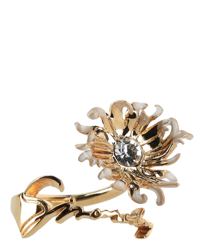 Givenchy Givenchy Daisy Ring Gold White