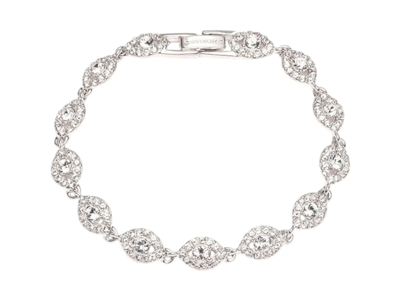 Givenchy Gold Flex Crystal Line Bracelet Silver/CZ in Metal - JP