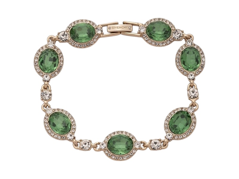 【GIVENCHY】Gold Tone Crystal Tennis Flex Line ブレスレット Givenchy Gold Tone Crystal Tennis Flex Line Bracelet | Dillard's