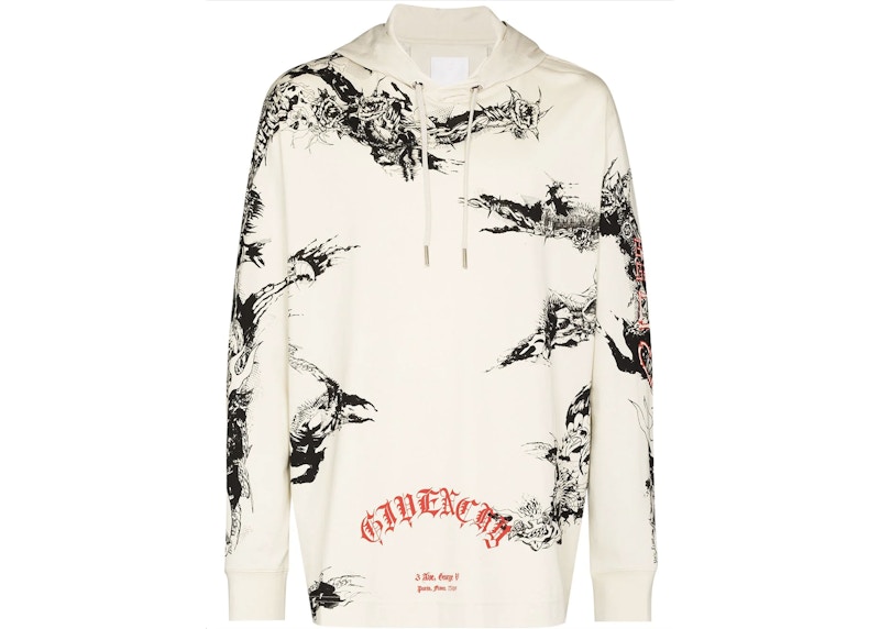 Givenchy Gothic Oversized Hoodie White Men s FW21 US