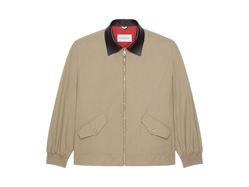 Pre-owned Givenchy Men's  Harrington Jacket In Beige In Sand