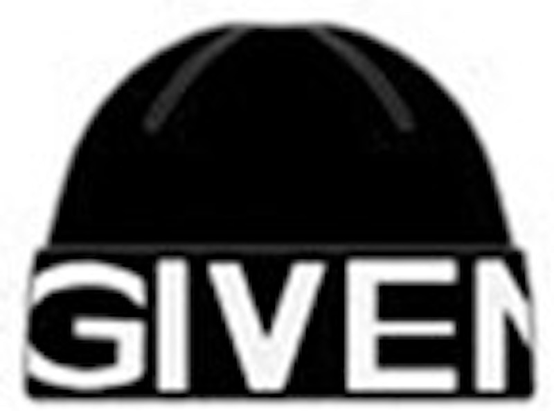 Givenchy Jacquard Logo Beanie Black/White