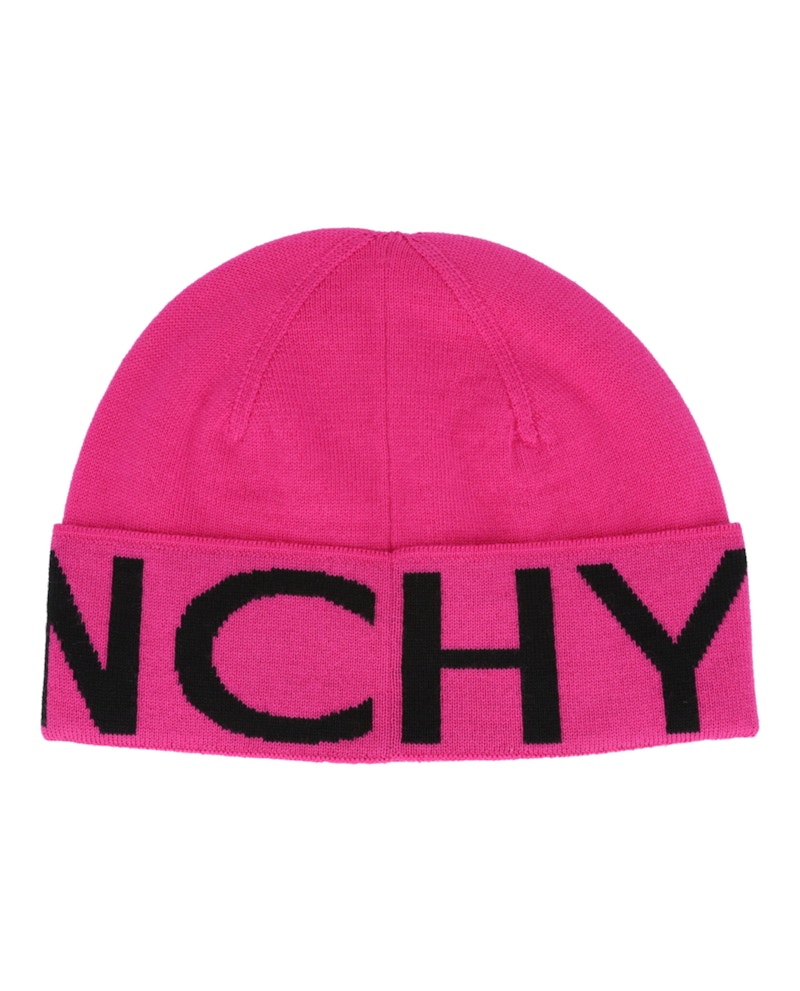 Givenchy Jacquard Logo Beanie Pink/Black