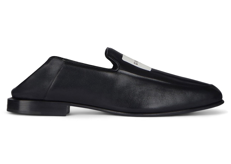 Pre-owned Givenchy Men's  Label Loafer Shiny Sneakers In Black