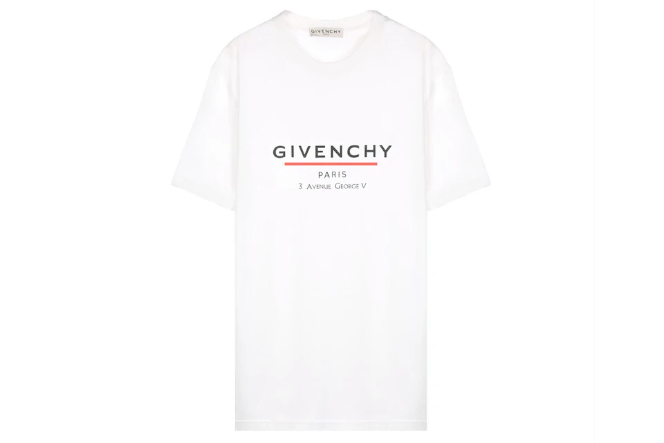Givenchy Label Oversized T-shirt White