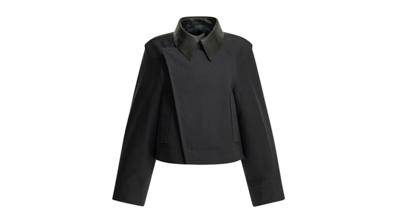 Givenchy Lightweight Cropped Jacket Blue
