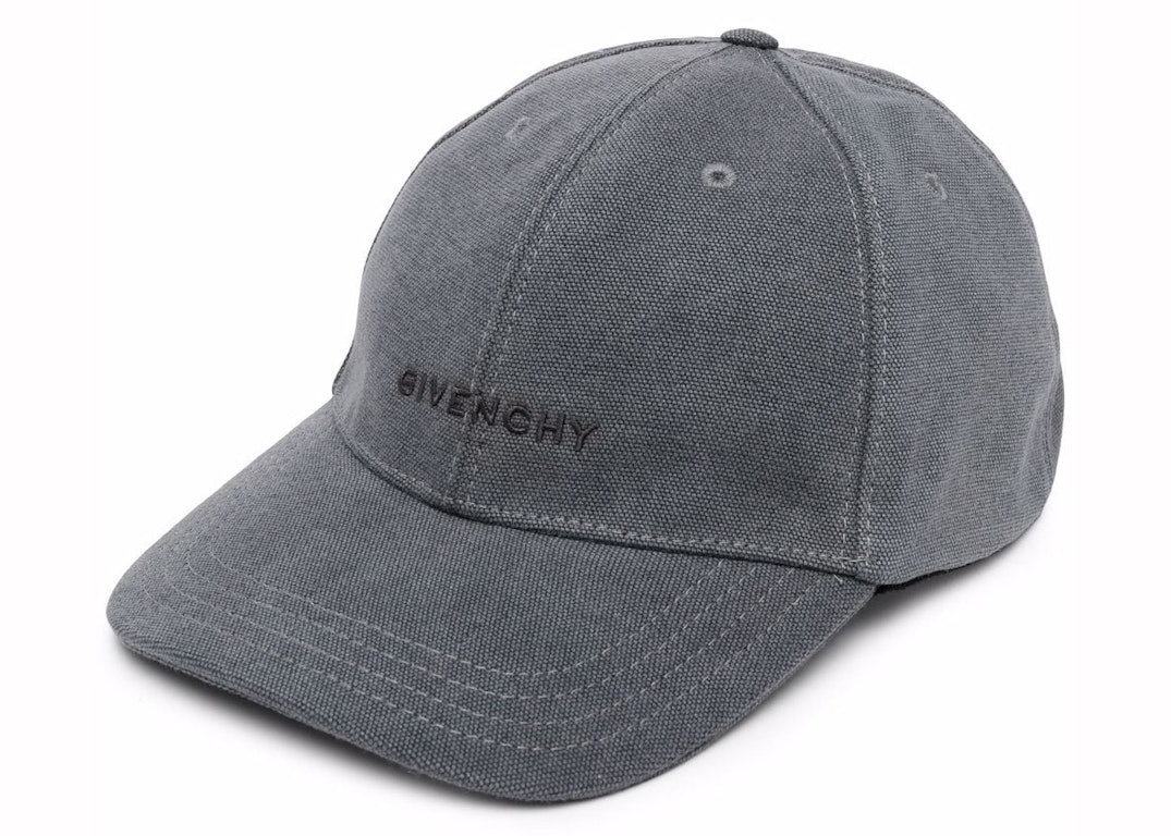 Pre-owned Givenchy Logo Cap Grey