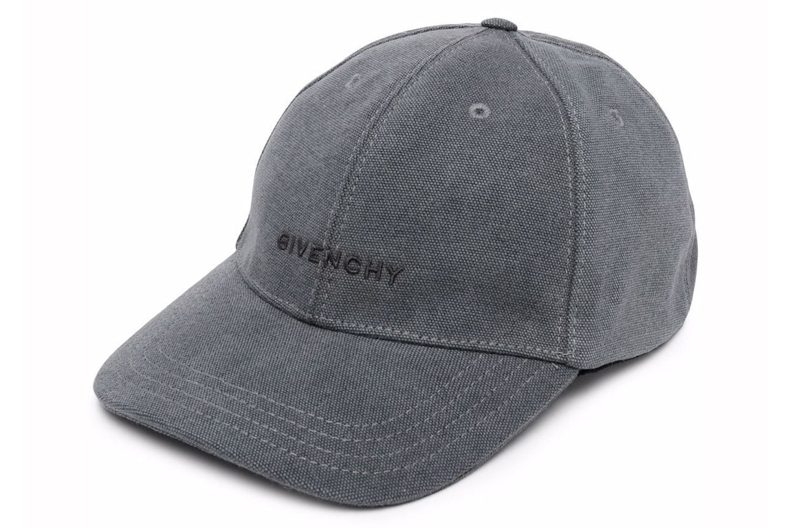 Pre-owned Givenchy Logo Cap Grey