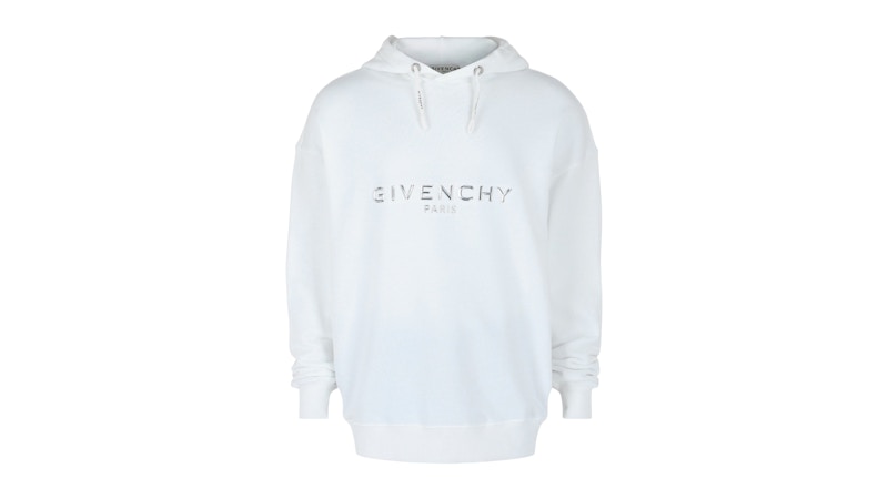 Givenchy Logo Graphic Hoodie White Men's - US
