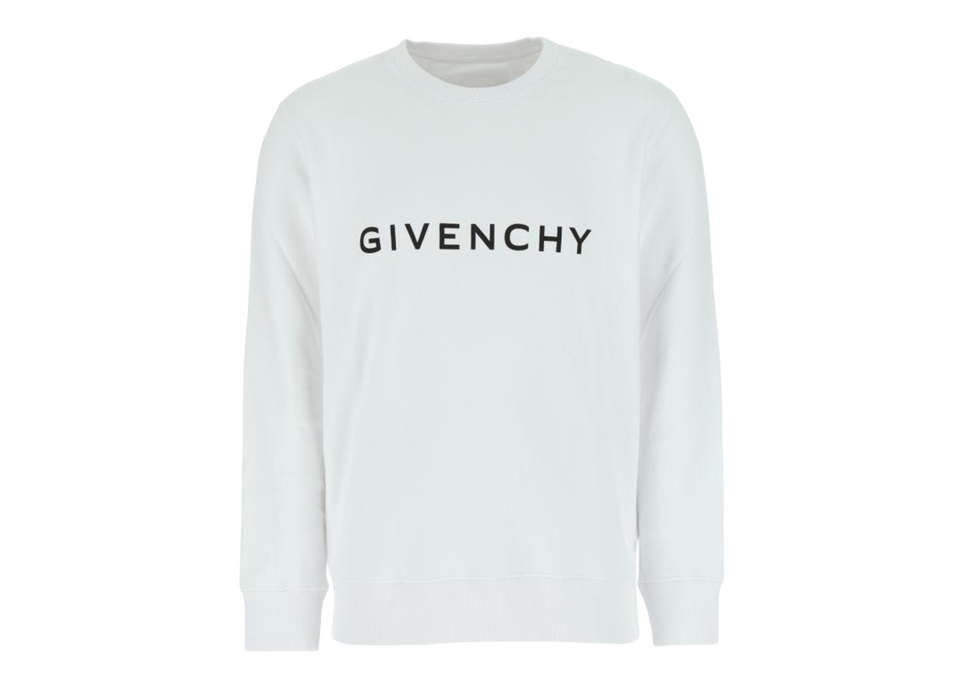 Givenchy Logo Print Slim Fit Sweatshirt White Men's - SS23 - US