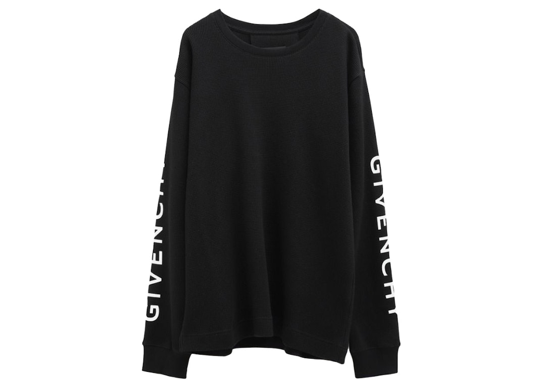 Pre-owned Givenchy Logo Print T-shirt Black