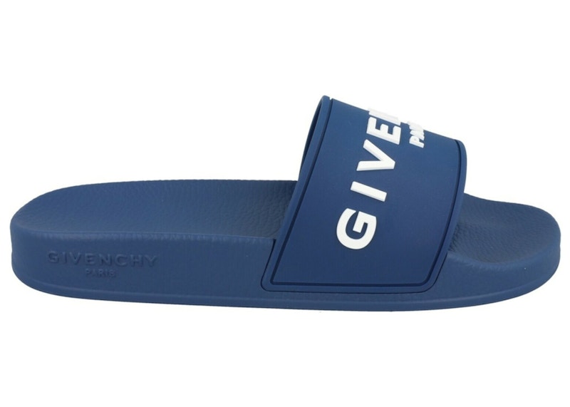 Givenchy Logo Signature Slides Blue (Women's)