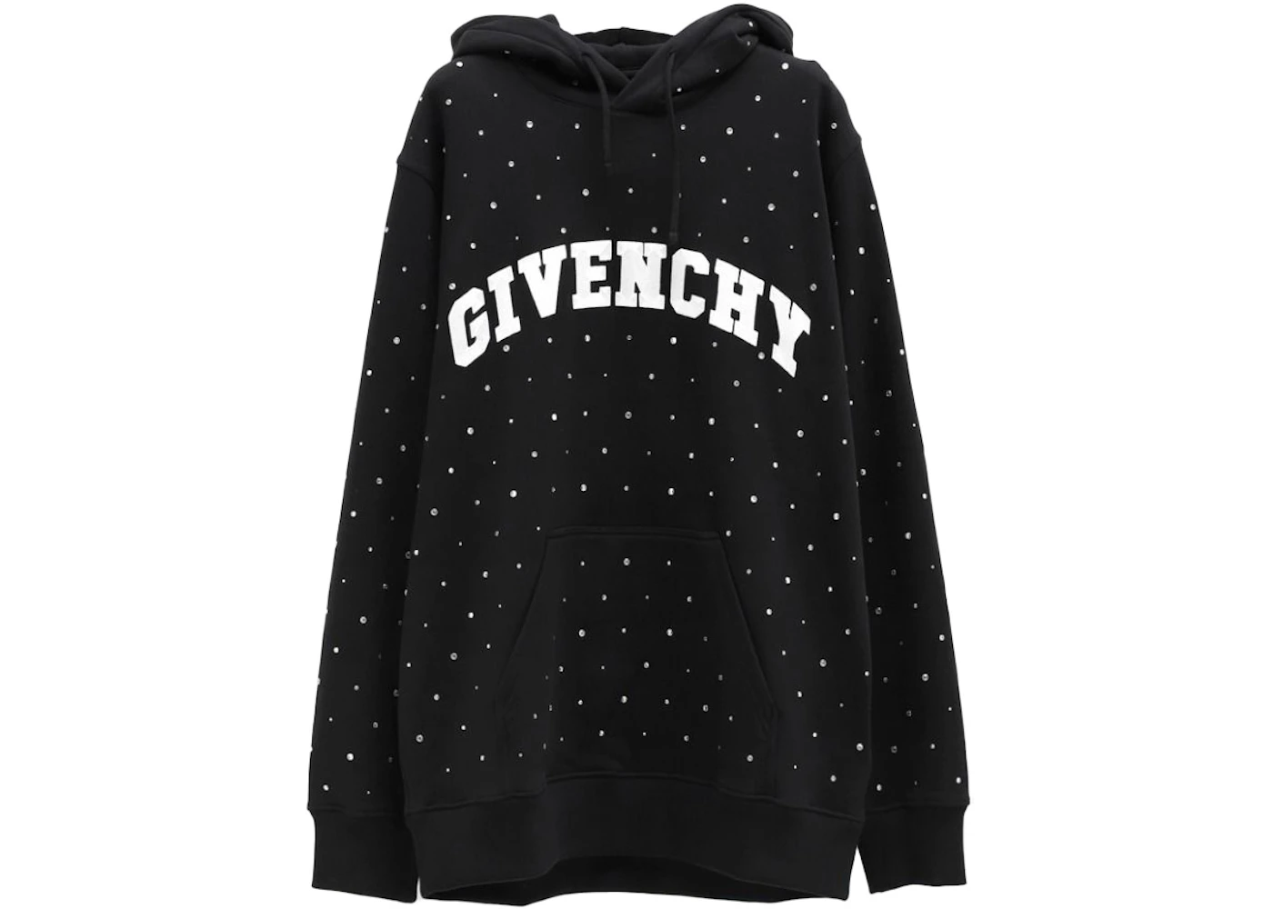 Givenchy Girls Hooded Logo Dress in Black - Main Image